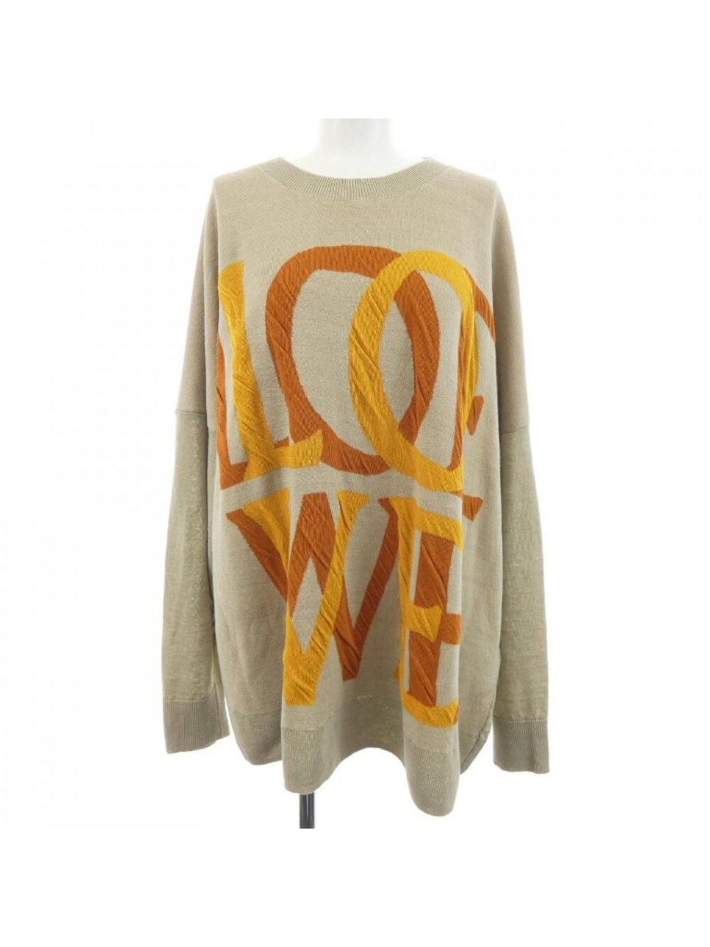 Loewe Knit Sweater Beige